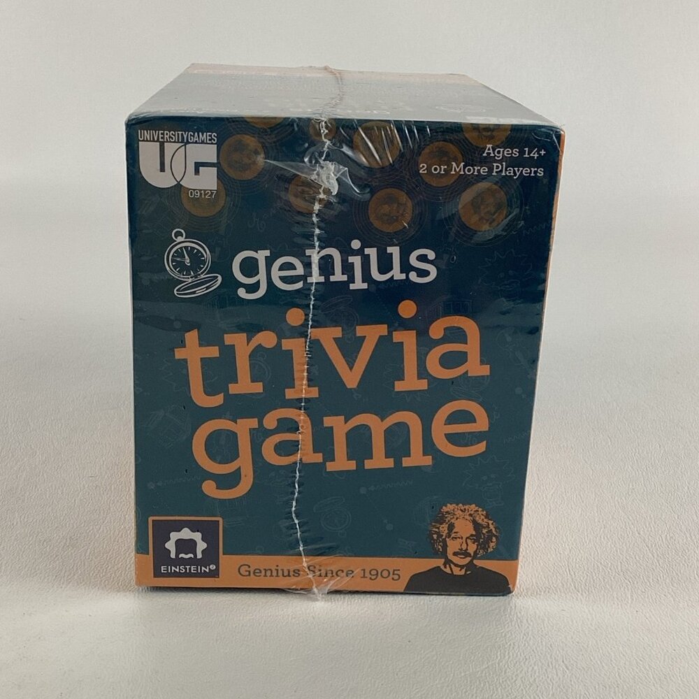 Genius Trivia Game Question Answer Cards Fast Paced Party University Games New